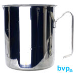 BQIA Bequer em aço inox com alça 1400 ml