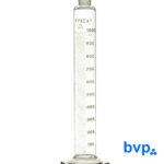 Proveta vidro graduada 1000 ml base sextavada e rolha de poli Pyrex