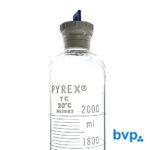 Proveta vidro graduada 2000 ml  rolha de poli  Pyrex