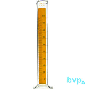 Proveta vidro graduada  500 ml  faixa vermelha lifetime red Pyrex
